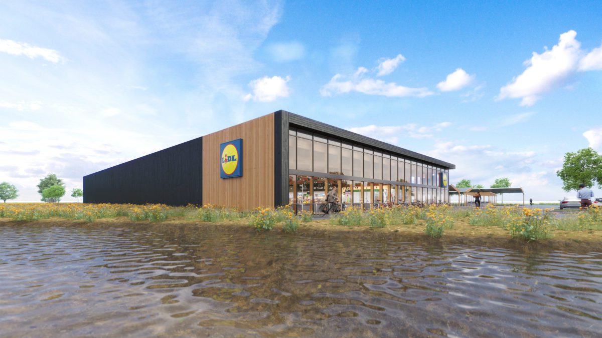 lidl artist impression Lidl filiaal Oosterwold