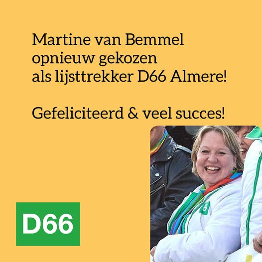 d66 lijsttrekker van bemmel