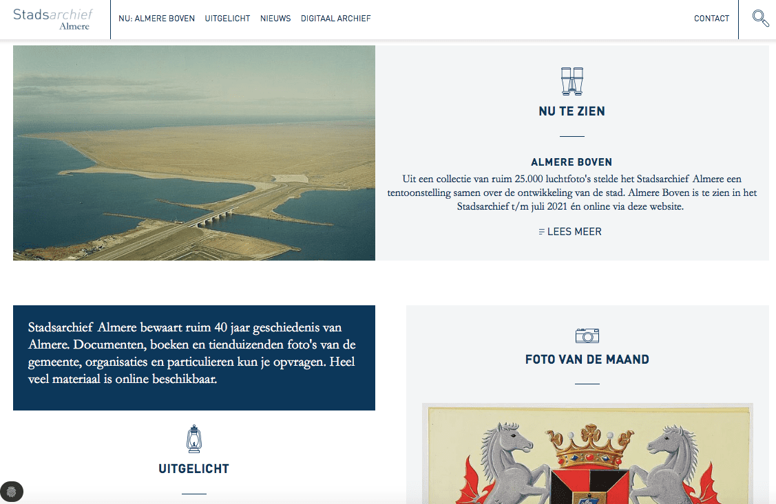 stadsarchief luchtfoto