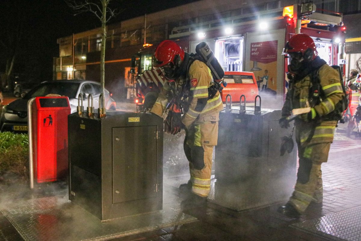 containerbrand in Emmeloord van Jeffrey de Korte