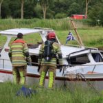 Meerdere gewonden bij brand op boot, Vier Bruggenpad in Almere