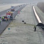 Twee doden bij eenzijdig ongeval, Rijksweg A6 L 83,4 in Lelystad