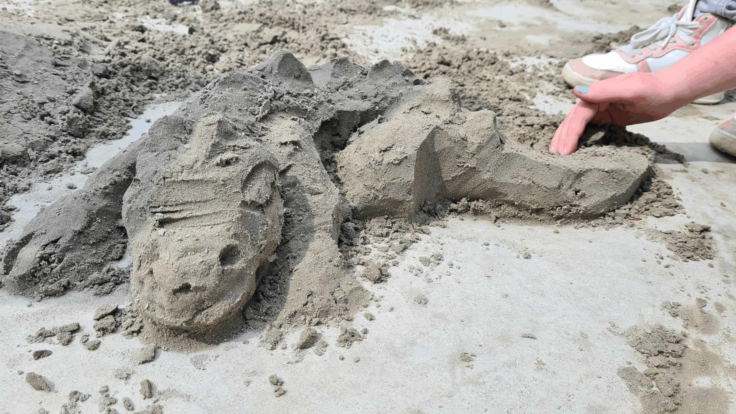 Zandsculpturenfestijn-Almeerderstrand