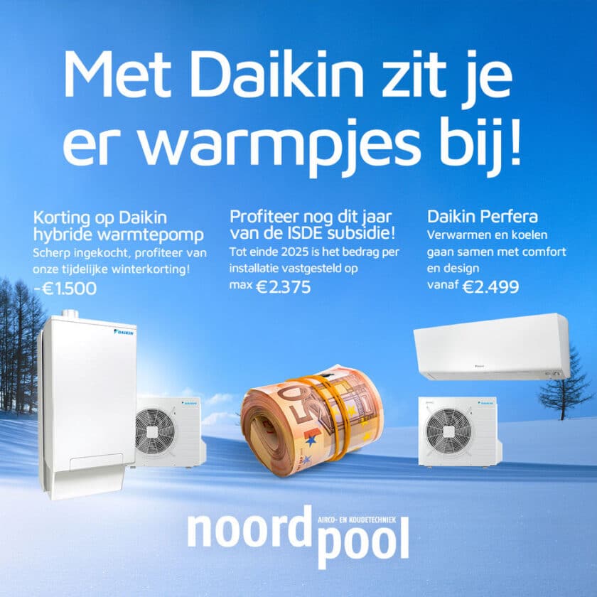 Met Daikin zit je er warmpjes bij!